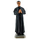 Saint Jean Bosco statue 30 cm plâtre peint main Arte Barsanti s1