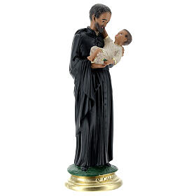 Statue aus Gips Kajetan von Thiene handbemalt Arte Barsanti, 25 cm s4