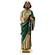 Statue of St. Judas 15 cm hand painted plaster Arte Barsanti s1