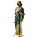 San Judas estatua yeso 15 cm pintada a mano Arte Barsanti s2