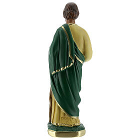 Statue aus Gips Judas Thaddäus handbemalt Arte Barsanti, 20 cm s5