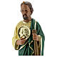 Statue of St. Judas 30 cm hand painted plaster Arte Barsanti s2