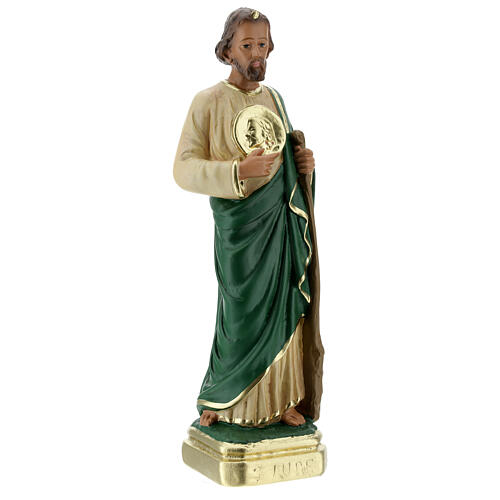San Judas estatua yeso 30 cm coloreada a mano Arte Barsanti 4