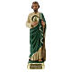 San Judas estatua yeso 30 cm coloreada a mano Arte Barsanti s1
