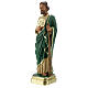 Saint Judas statue plâtre 30 cm colorée main Arte Barsanti s3