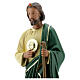 Estatua San Judas 40 cm yeso pintado a mano Arte Barsanti s2