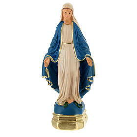 Immaculate Virgin Mary 15 cm plaster hand painted Arte Barsanti