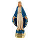 Immaculate Virgin Mary 15 cm plaster hand painted Arte Barsanti s1