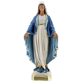 Immaculate Virgin Mary 30 cm plaster hand painted Arte Barsanti