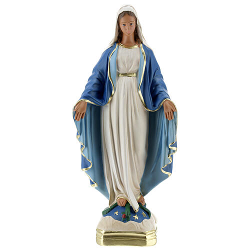 Immaculate Virgin Mary 30 cm plaster hand painted Arte Barsanti 1