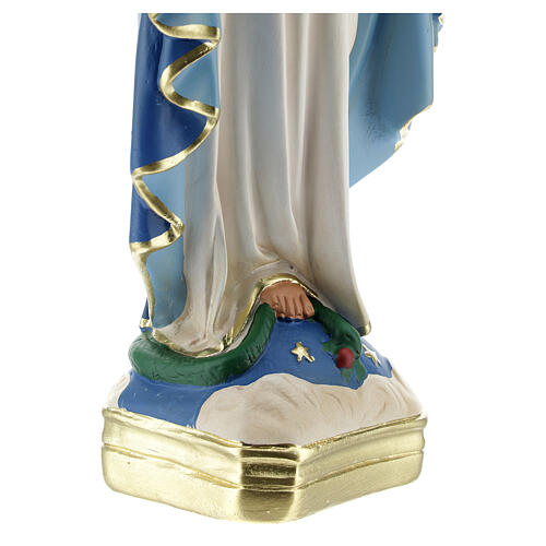 Immaculate Virgin Mary 30 cm plaster hand painted Arte Barsanti 4