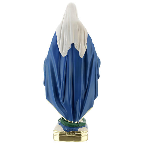 Immaculate Virgin Mary 30 cm plaster hand painted Arte Barsanti 6