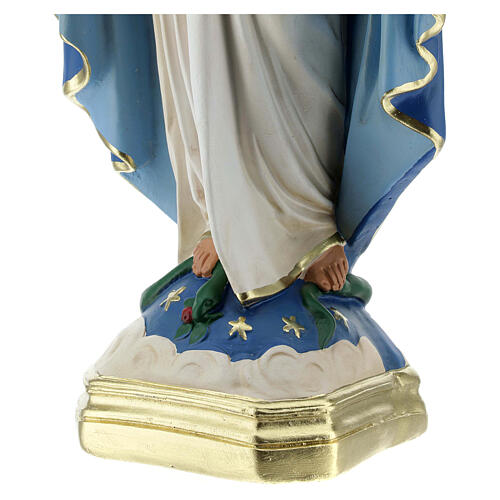 Immaculate Virgin Mary 40 cm plaster hand painted Arte Barsanti 6