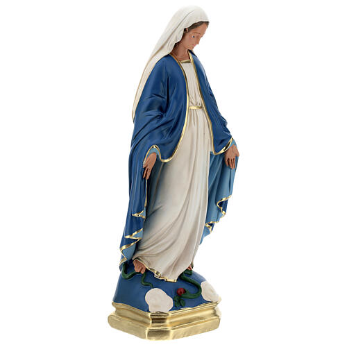 Immaculée Conception statue 50 cm plâtre peint Barsanti 4