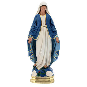Our Lady of Grace statue, 50 cm painted plaster Barsanti