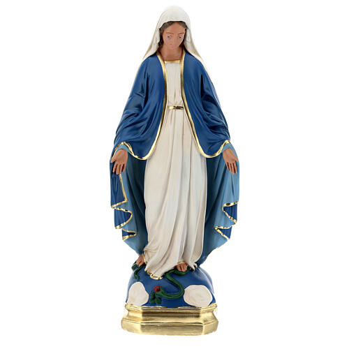 Our Lady of Grace statue, 50 cm painted plaster Barsanti 1