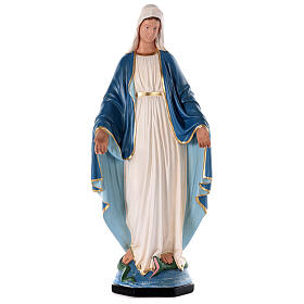 Vierge Immaculée 80 cm statue plâtre peint Barsanti