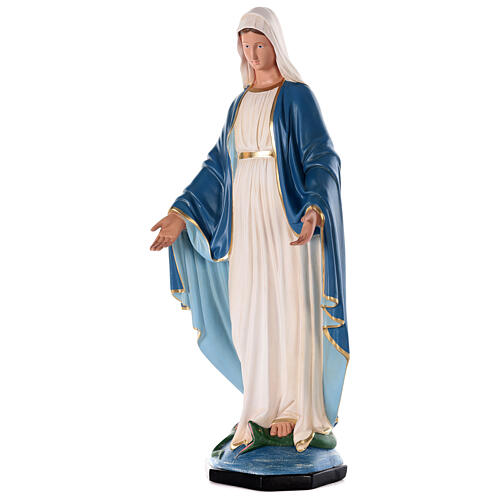 Vierge Immaculée 80 cm statue plâtre peint Barsanti 3