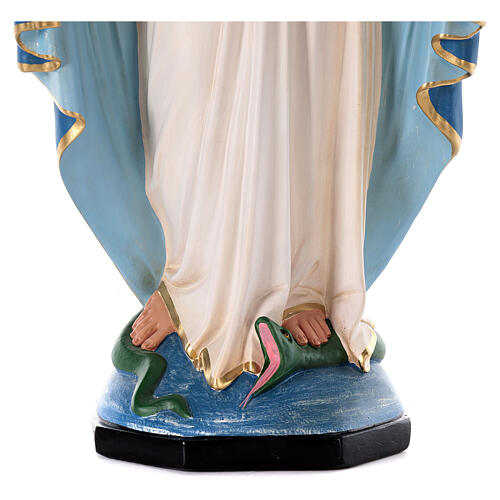 Vierge Immaculée 80 cm statue plâtre peint Barsanti 4