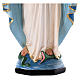 Vierge Immaculée 80 cm statue plâtre peint Barsanti s4