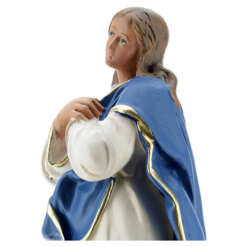 Immaculate Virgin Mary of Murillo 25 cm plaster hand painted Arte Barsanti 2