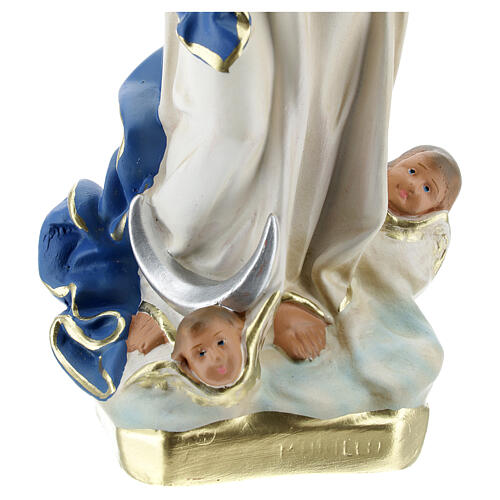 Immaculate Virgin Mary of Murillo 25 cm plaster hand painted Arte Barsanti 4