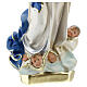 Immaculate Virgin Mary of Murillo 25 cm plaster hand painted Arte Barsanti s4