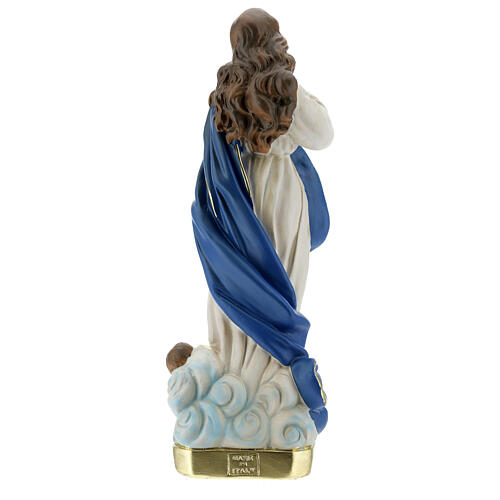 Immaculate Virgin Mary of Murillo 30 cm plaster hand painted Arte Barsanti 7