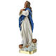 Immaculate Virgin Mary of Murillo 30 cm plaster hand painted Arte Barsanti s3