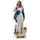 Statua Madonna Immacolata del Murillo 30 cm gesso Barsanti s1