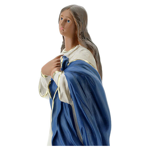 Immaculate Virgin Mary of Murillo 40 cm plaster hand painted Arte Barsanti 6