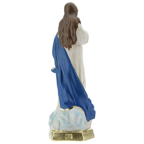 Madonna Immacolata del Murillo 40 cm gesso dipinto Barsanti 7