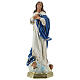 Statue of Immaculate Conception by Murillo, 40 cm painted plaster Barsanti s1