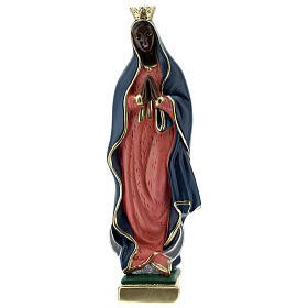Our Lady of Guadalupe 30 cm hand painted plaster statue Arte Barsanti
