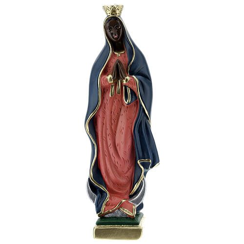 Our Lady of Guadalupe 30 cm hand painted plaster statue Arte Barsanti 1