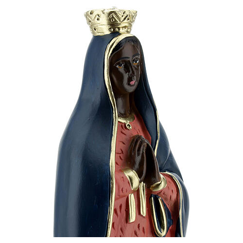 Virgen Guadalupe 30 cm estatua yeso pintada Barsanti 4