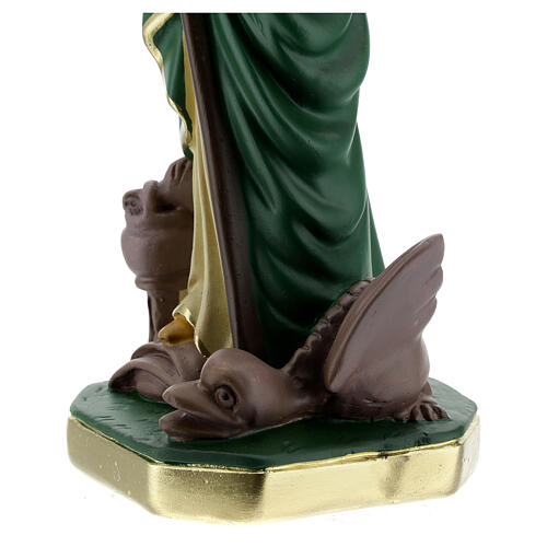 Sainte Marthe statue plâtre 30 cm peinte à la main Barsanti 5