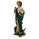 Sainte Marthe statue plâtre 30 cm peinte à la main Barsanti s3