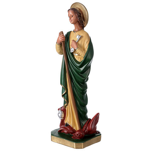 Heilige Martha, 40 cm, Statue aus Gips, handbemalt, Arte Barsanti 3