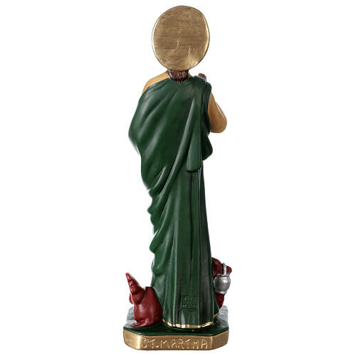 Heilige Martha, 40 cm, Statue aus Gips, handbemalt, Arte Barsanti 5