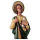 Sainte Marthe 40 cm statue plâtre peint main Arte Barsanti s2