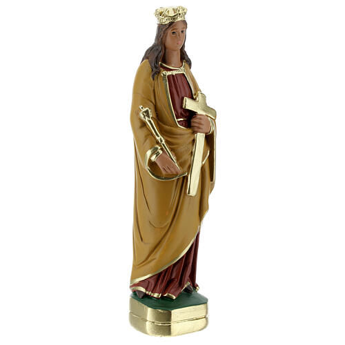 Statue aus Gips Heilige Helena handbemalt Arte Barsanti, 20 cm 3