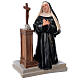 Statue Sainte Rita Cascia agenouillée 40x28 cm plâtre Arte Barsanti s4
