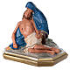 Statua La Pietà gesso dipinta a mano 30x30 cm Arte Barsanti s3