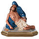 Pietà imagem gesso pintada à mão 30x30 cm Arte Barsanti s1