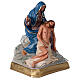 Pietà, Statue aus Gips, handbemalt, 30x30 cm, Arte Barsanti s4