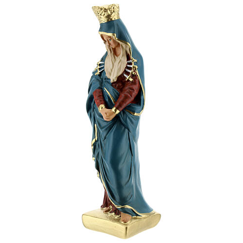 Virgen siete espadas estatua yeso 20 cm Arte Barsanti 2