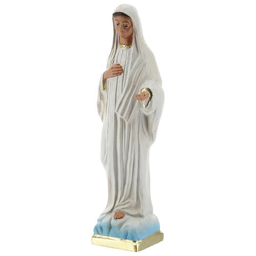 Statue of Our Lady of Medjugorje 20 cm painted plaster Arte Barsanti 2