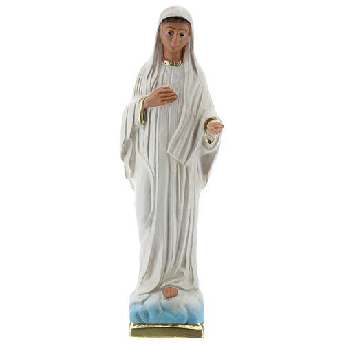Our Lady of Medjugorje statue, 20 cm plaster Arte Barsanti 1