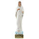 Estatua Virgen Medjugorje 30 cm yeso pintado Barsanti s1